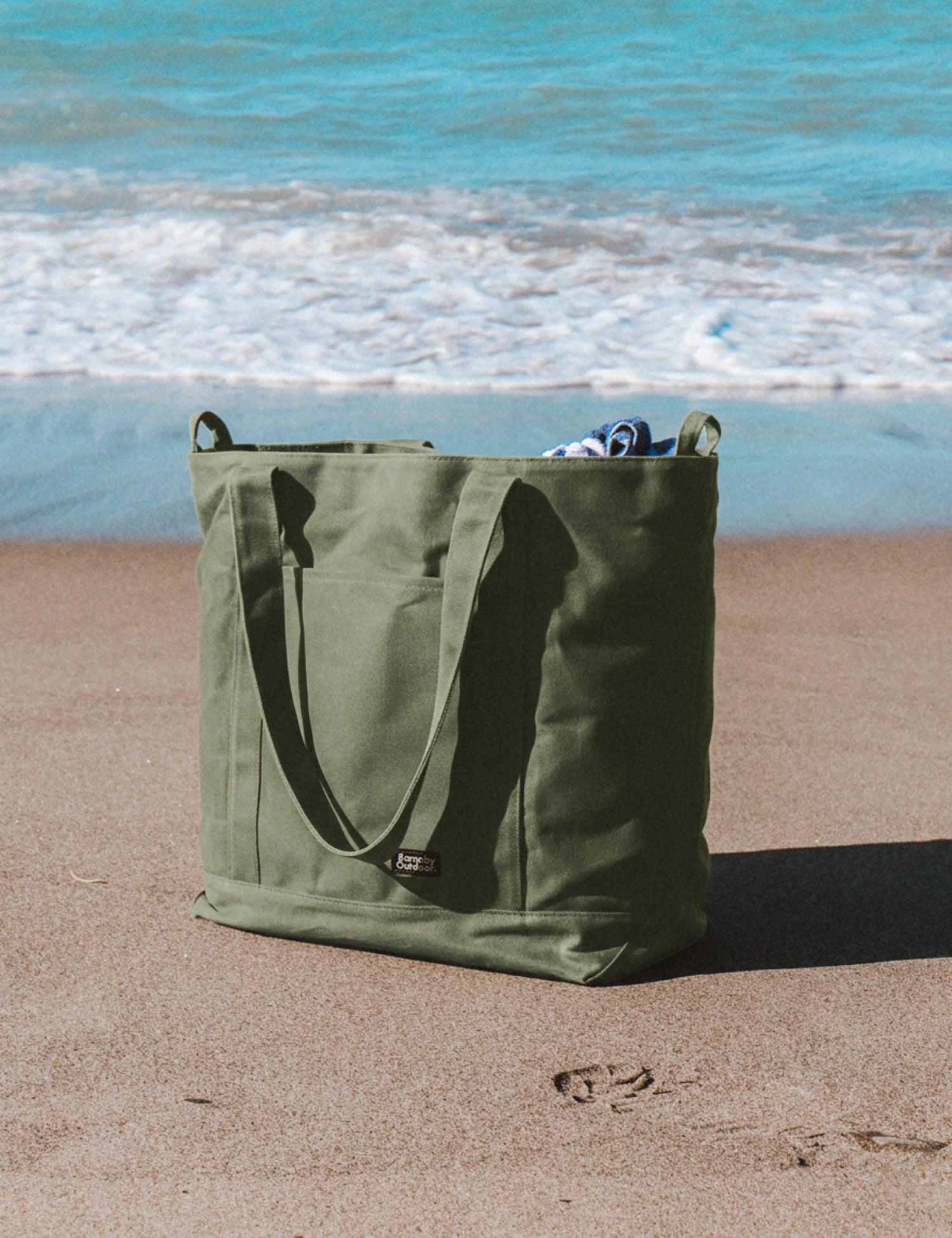 Barnaby Better Tote - Large waxed canvas everyday carry bag - Waitākere