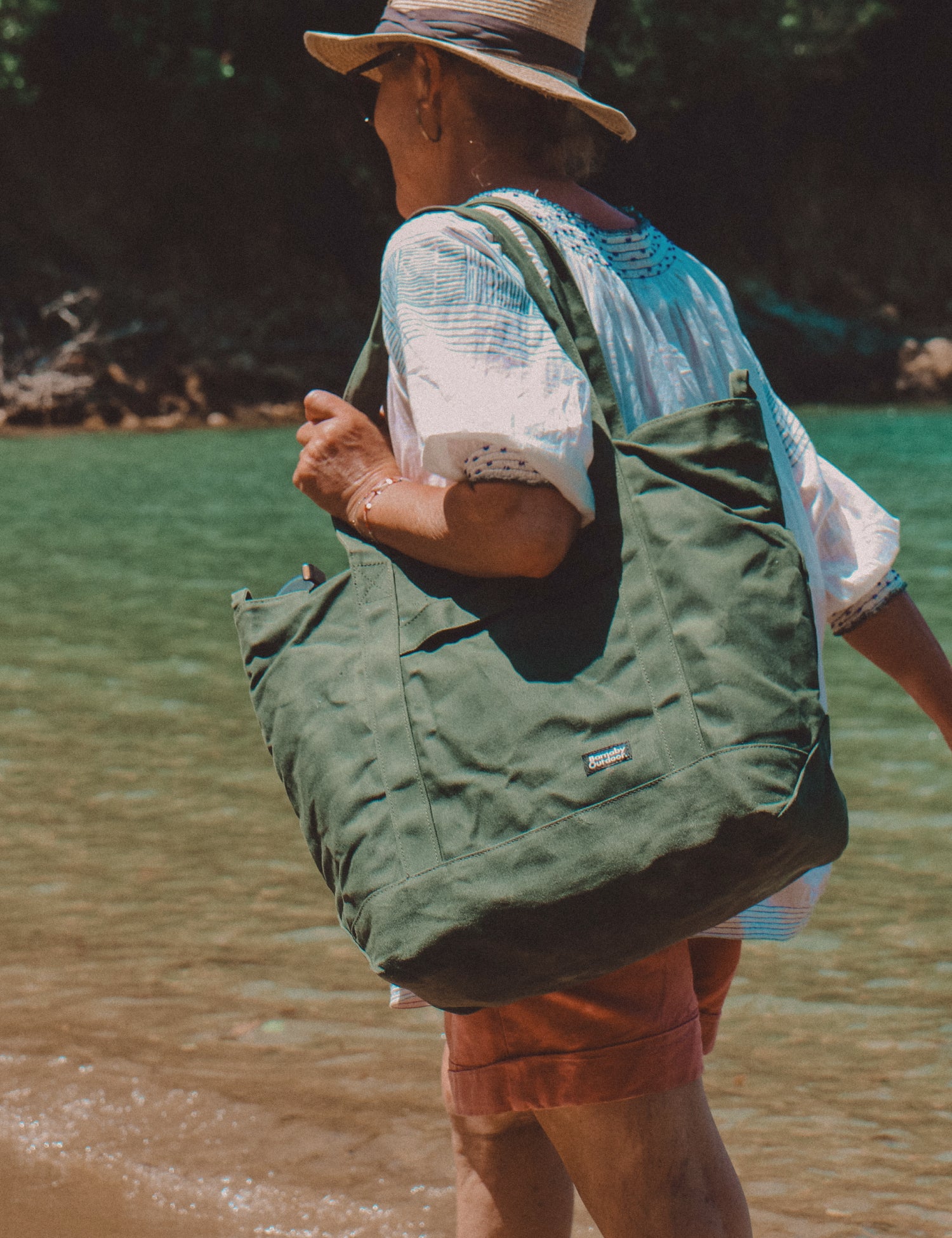 Barnaby Better Tote - Large waxed canvas everyday carry bag - Waitākere