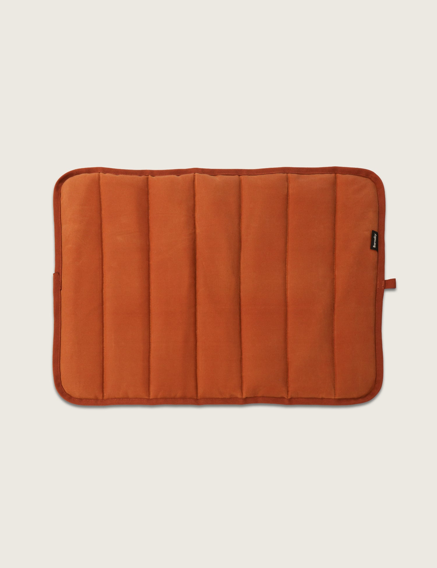 Water-Resistant Canvas Good Dog Mat – Bracken Orange