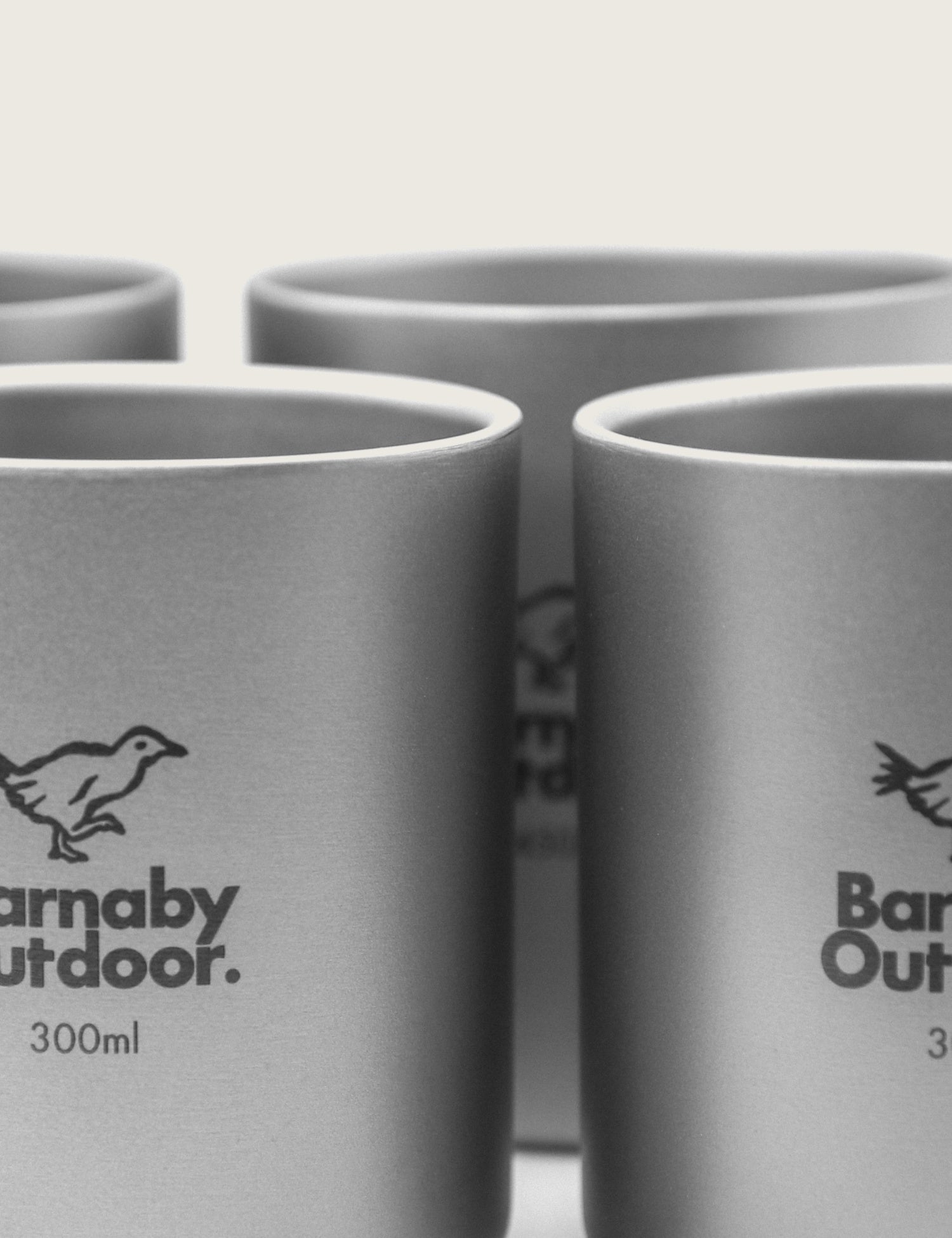 Titanium Double-Wall Barnaby Mug - FAMILY Nesting Set