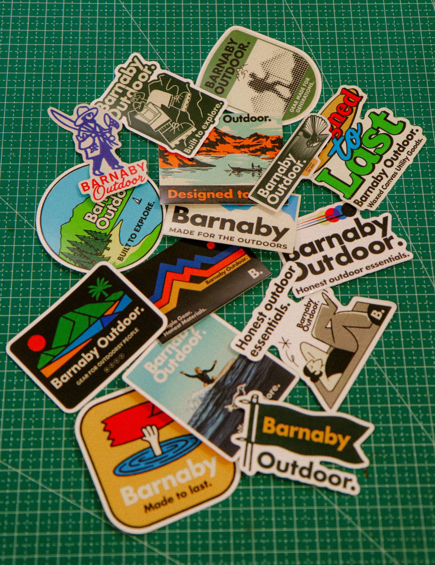 Barnaby Outdoor Sticker Pack - Two