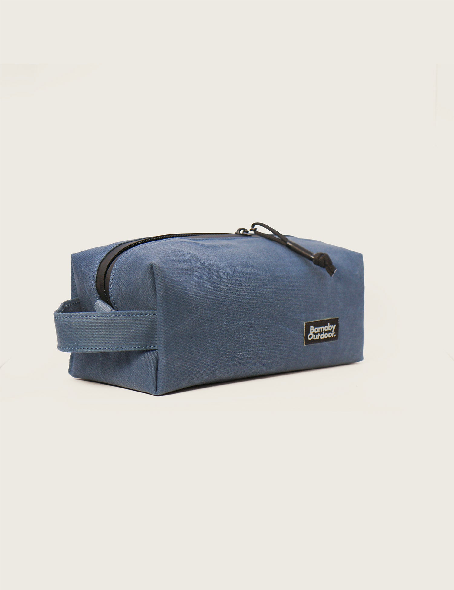 Field Wash Bag - Waxed Canvas - Aoraki Blue