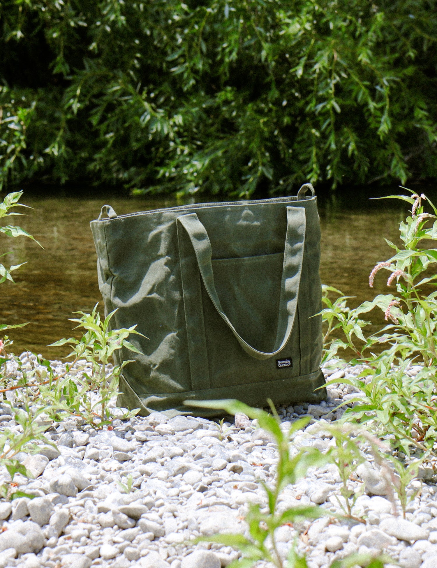 Barnaby Better Tote - Large waxed canvas everyday carry bag - Kaitoke - Barnaby Outdoor