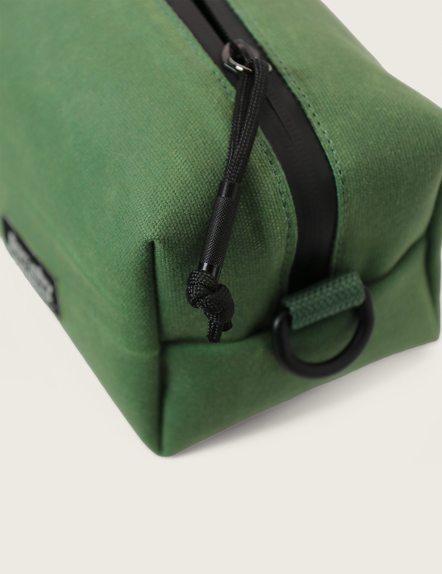Field Wash Bag - Waxed Canvas - Karamea Green - Barnaby Outdoor
