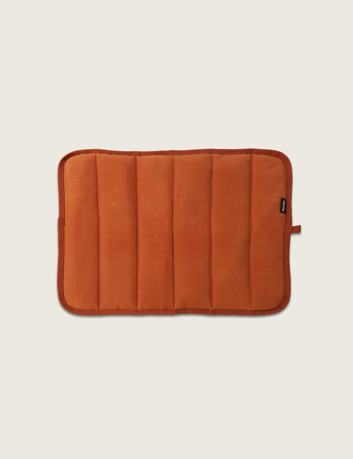 Water - Resistant Canvas Good Dog Mat – Bracken Orange - Barnaby Outdoor
