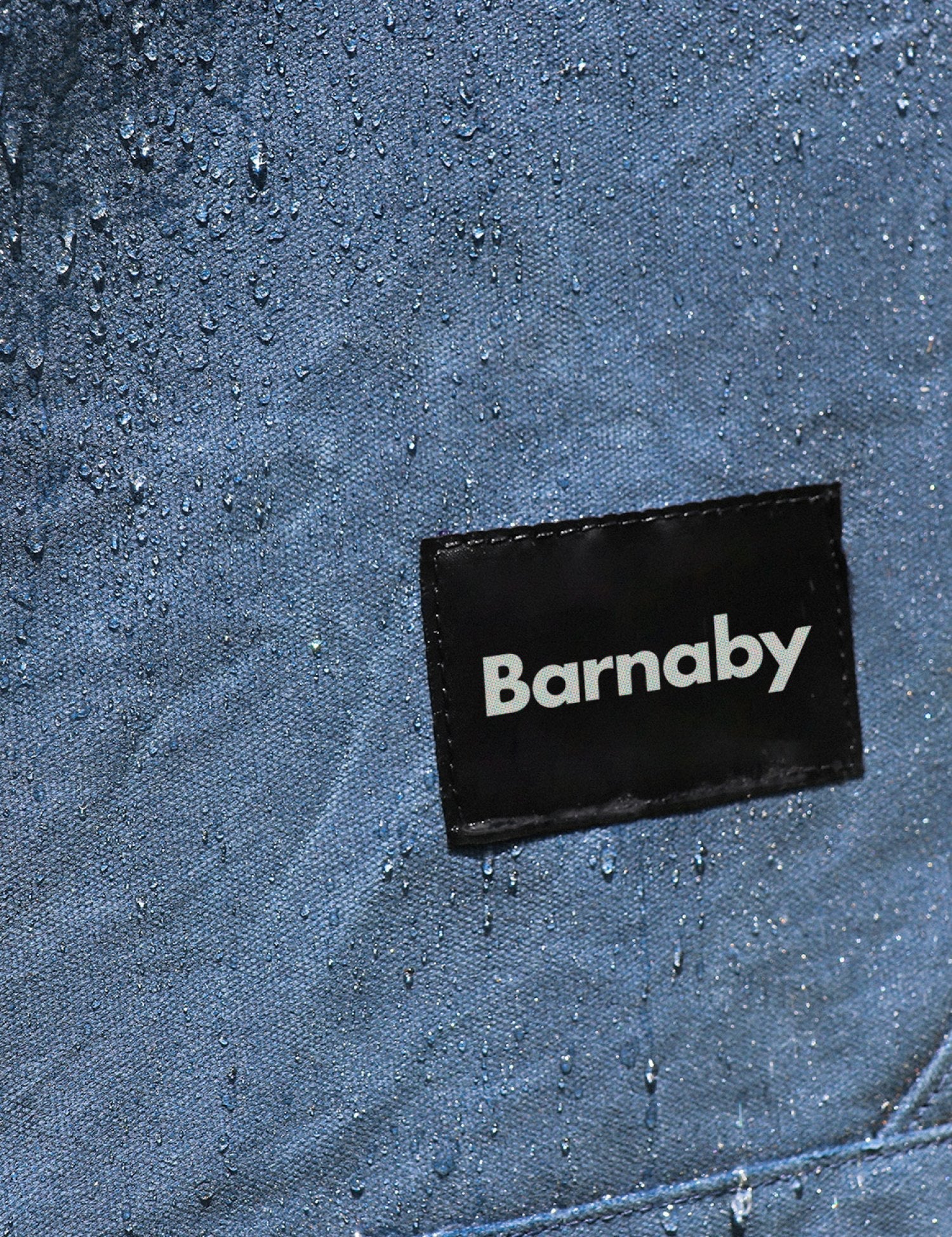 Waxed Canvas Picnic Mat - Aoraki Blue - Barnaby Outdoor