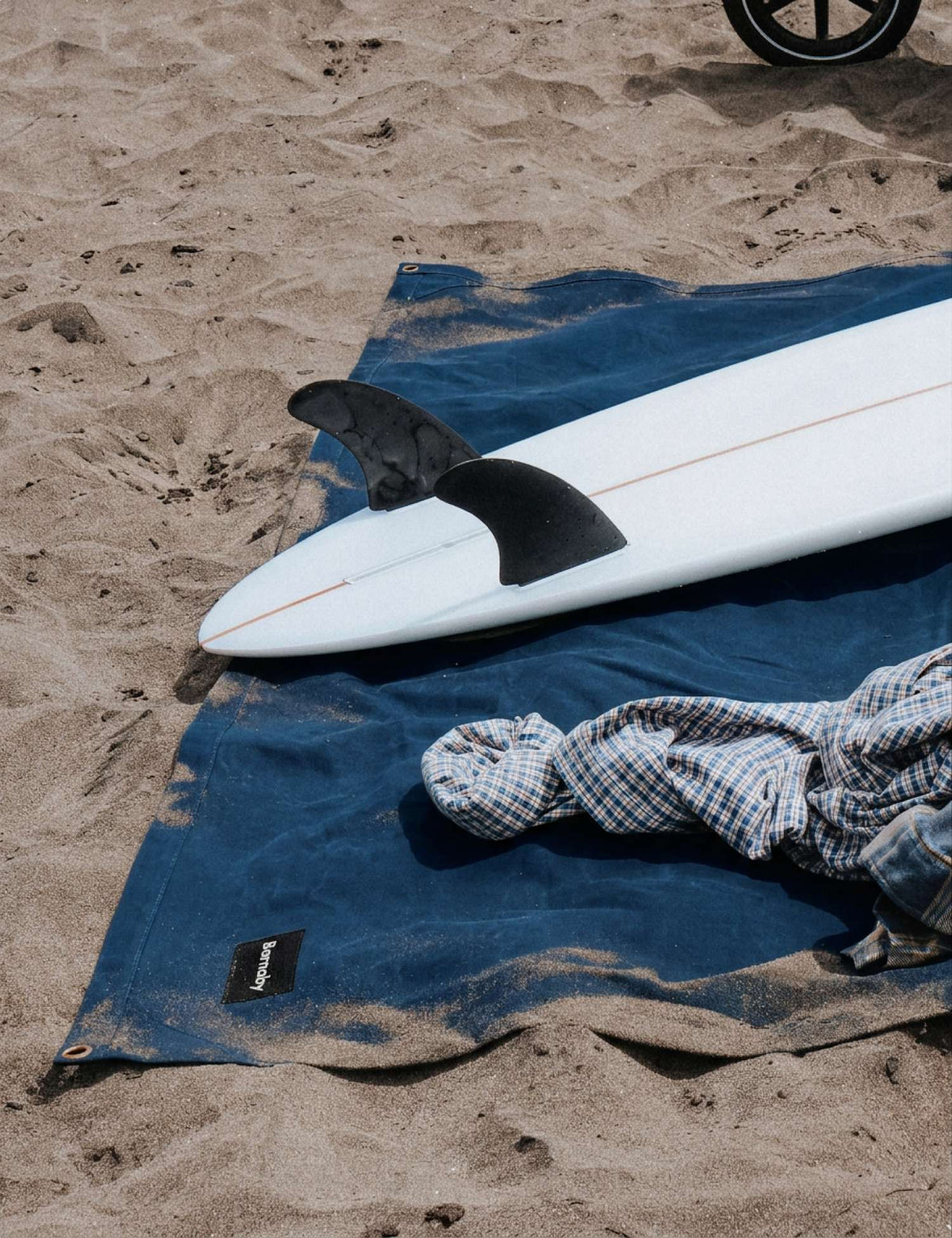 Waxed Canvas Picnic Mat - Wakatipu Blue - Barnaby Outdoor
