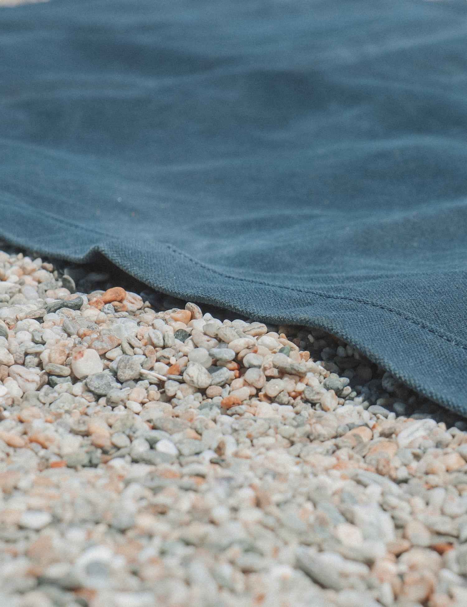 Waxed Canvas Picnic Mat - Aoraki Blue - Barnaby Outdoor