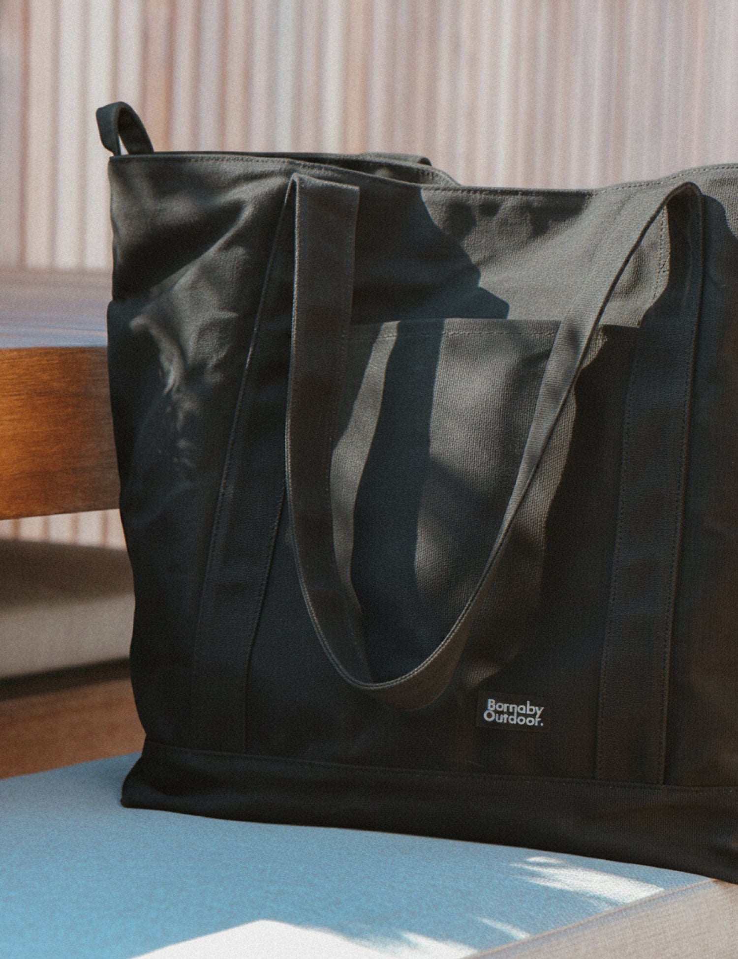 Barnaby Better Tote - Large waxed canvas everyday carry bag - Muriwai