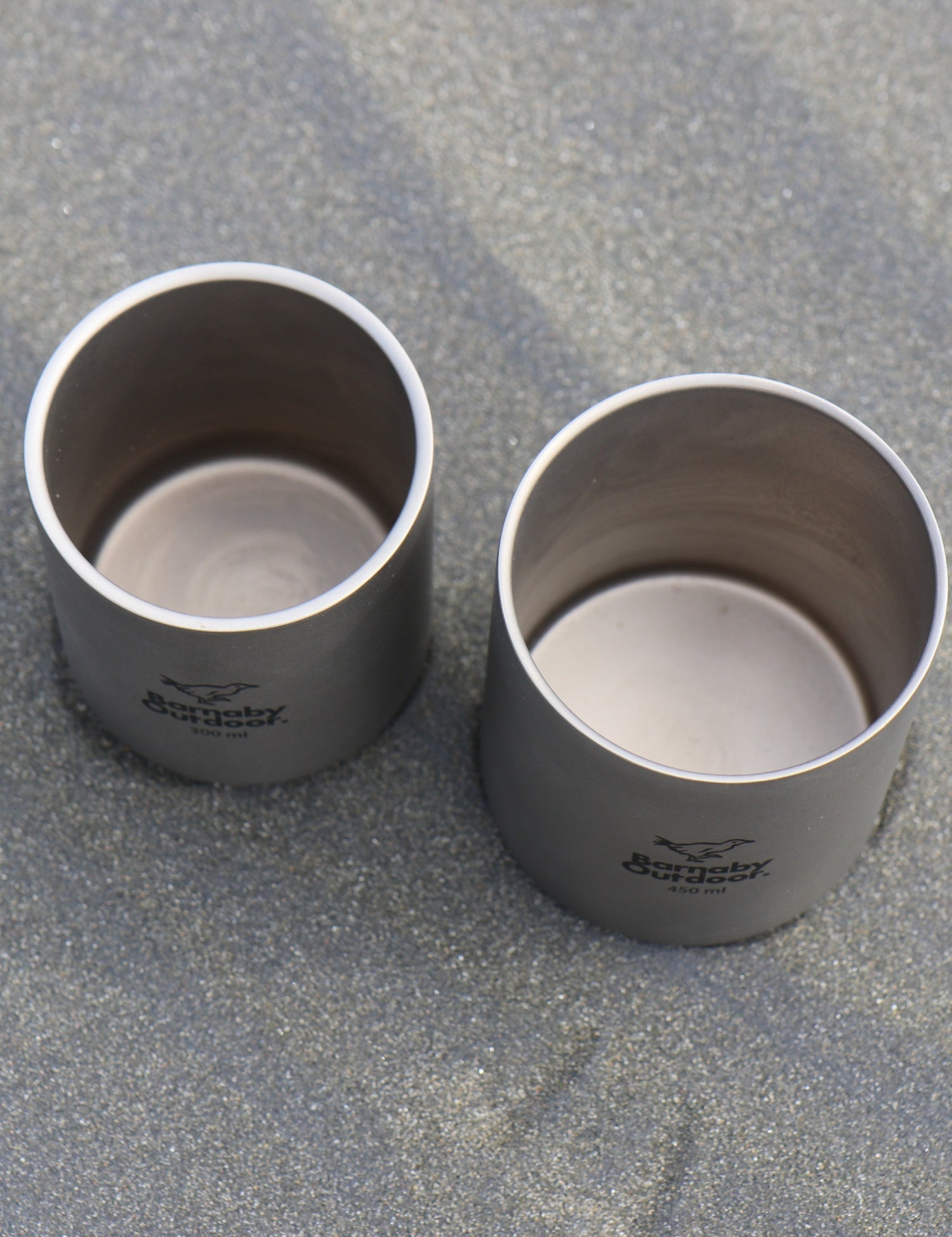 Titanium Double - Wall Barnaby Mug - Nesting Set - Barnaby Outdoor