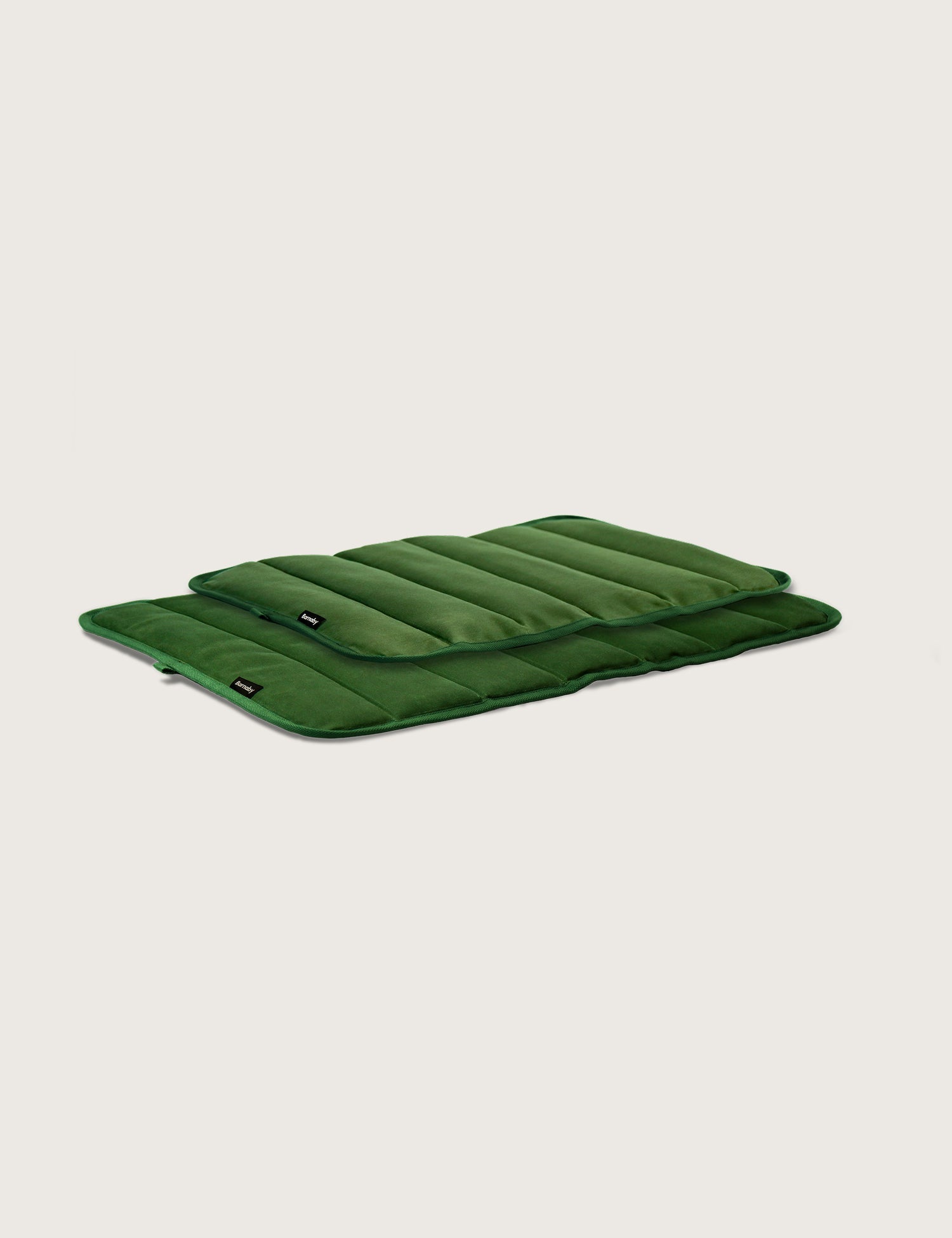 Water - Resistant Canvas Good Dog Mat – Karamea Green - Barnaby Outdoor