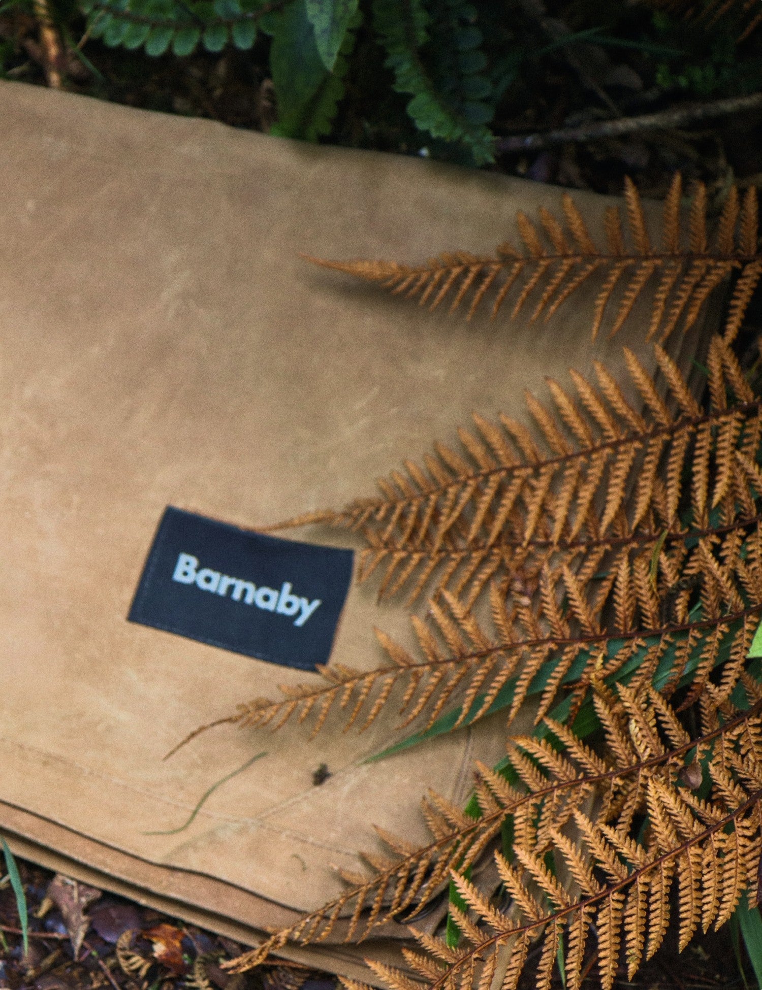 Waxed Canvas Picnic Mat - Tussock Brown - Barnaby Outdoor