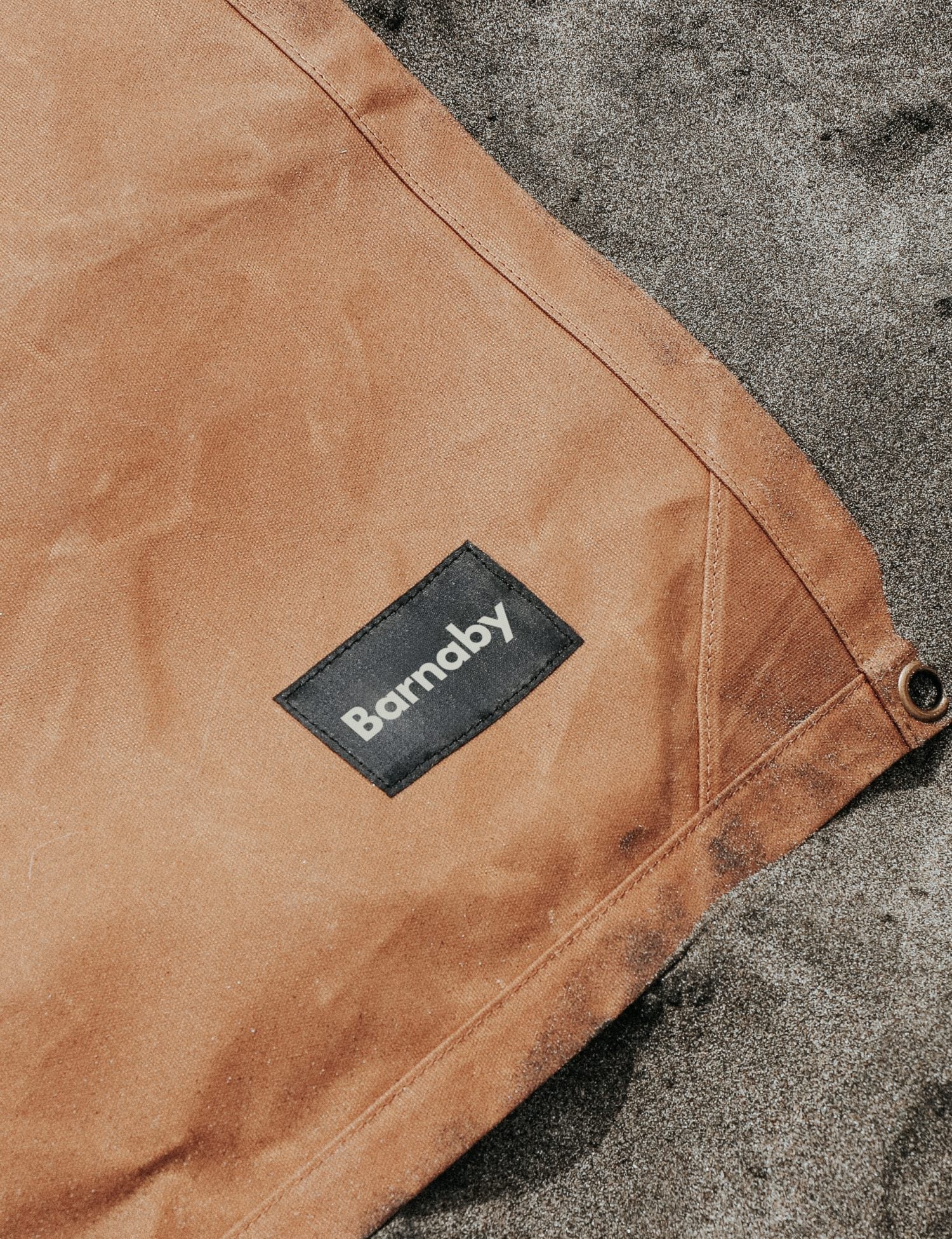 Waxed Canvas Picnic Mat - Tussock Brown - Barnaby Outdoor