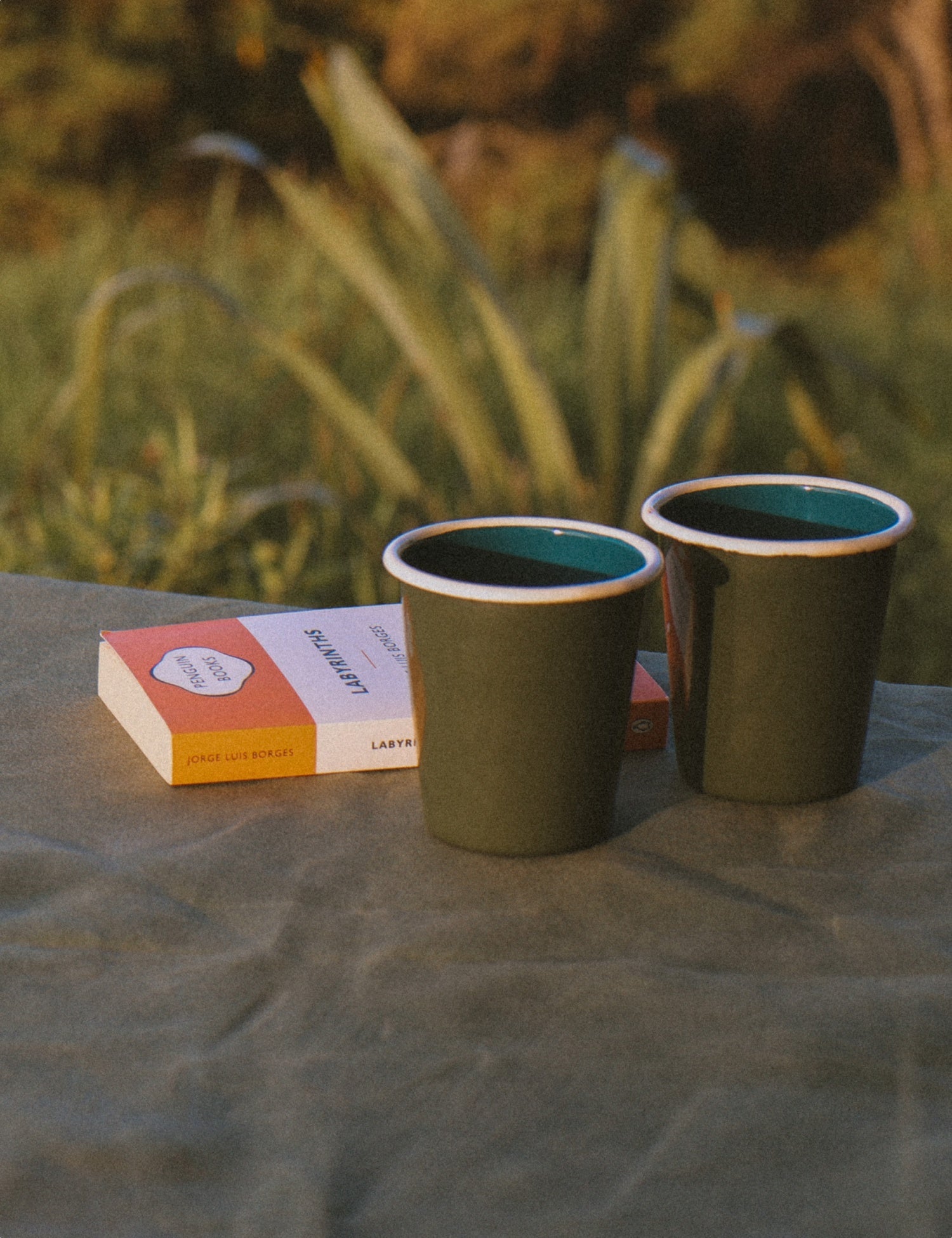 Waxed Canvas Picnic Mat - Waitākere Green - Barnaby Outdoor